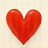 Icona: Cuore stilizzato con un tratto di penna calligrafica, simbolo di passione.